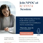 Join NPOC at ICANN74